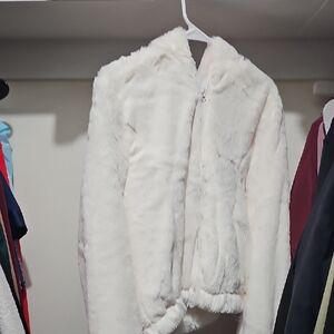 Cozy White Teddy Jacket